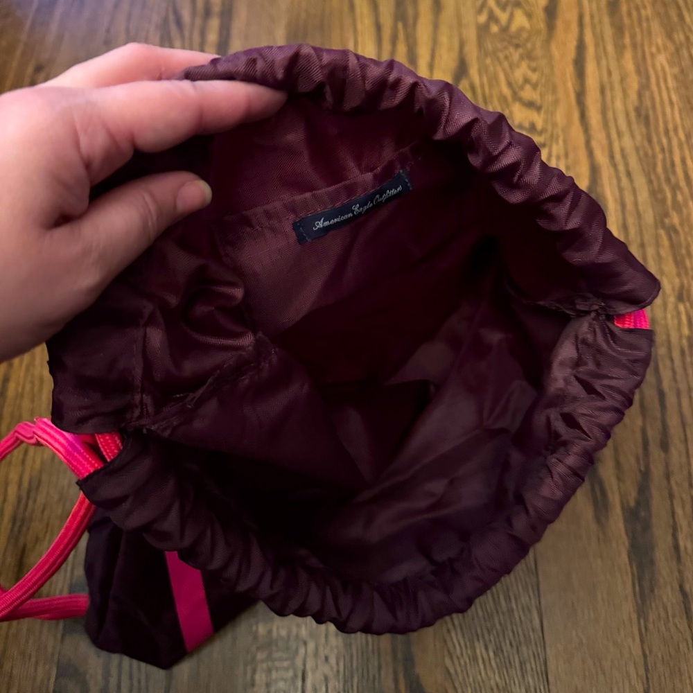 American Eagle Outfitter Draw String Backpack - image 4